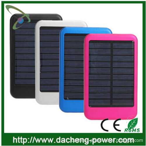 Hotly wholesale portable solar charger for mobile phone 5000mAH